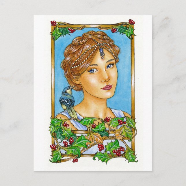 Carte postale de Noël "Joy To The World" (Devant)