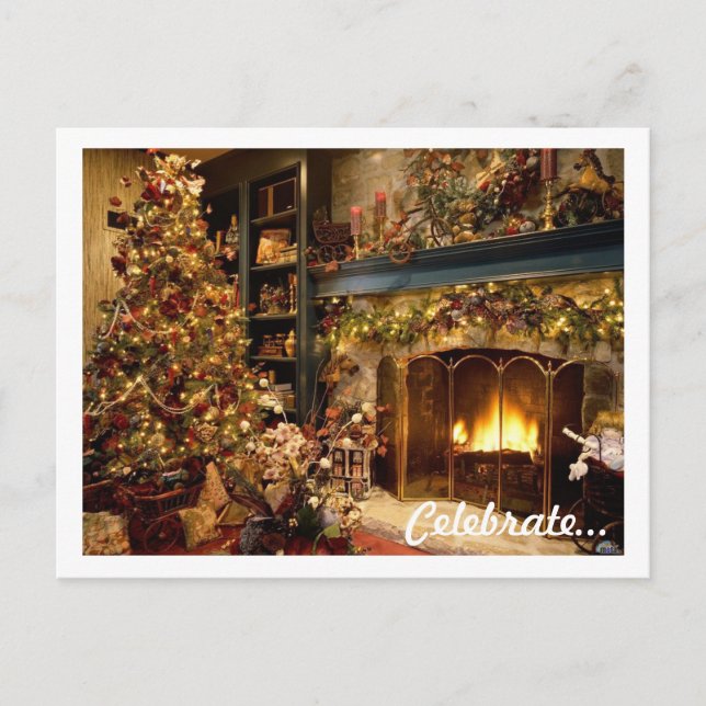 Carte postale de Noël (MODÈLE) (Devant)