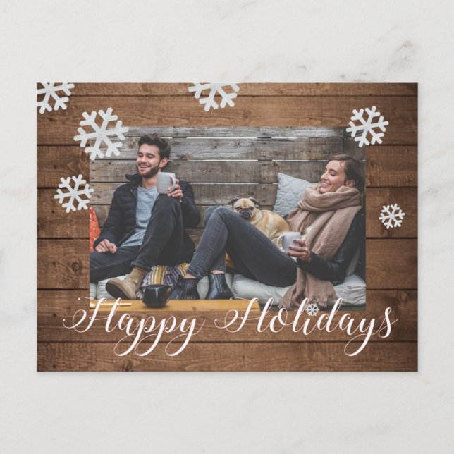 Carte postale de Noël personnalisée (Devant)