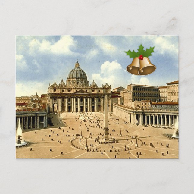 Carte postale de Noël - Rome (Devant)