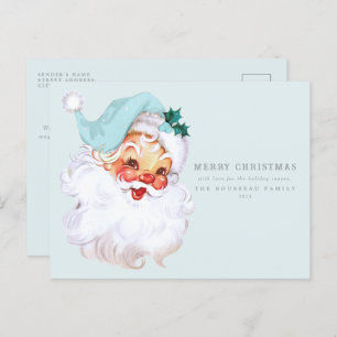 Carte postale de Noël Shabby Chic Holiday