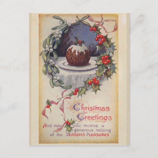 Carte postale de Noël victorienne (Devant)