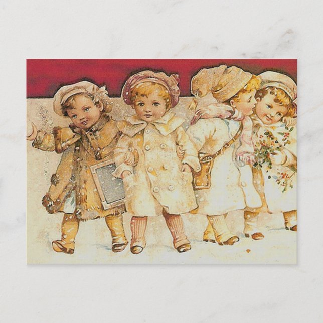 Carte postale de Noël Vintage (Devant)