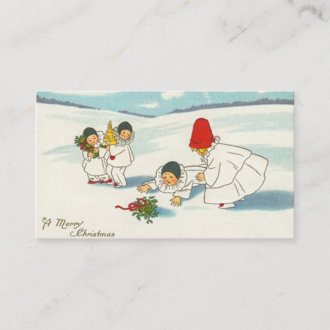 Carte postale de Noël Vintage (Devant)