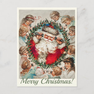 Carte postale de Noël vintage
