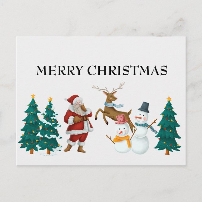 carte postale de Noël vintage (Devant)