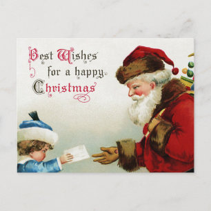 Carte postale de Noël vintage