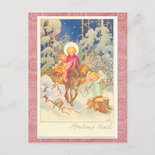 Carte postale de Noël Vintage (Devant)