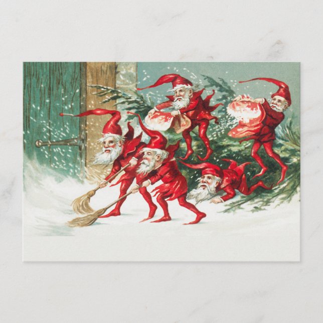 Carte postale de Noël Vintage (Devant)