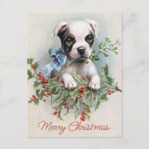Carte postale de Noël vintage
