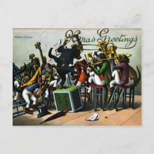 Carte postale de Noël vintage Victorian Odd
