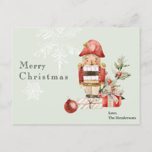 Carte postale de Noël Watercolor