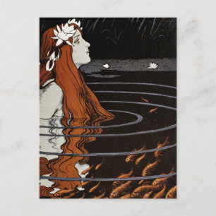 Carte postale de nymphe vintage