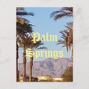 Carte postale de Palm Springs Californie