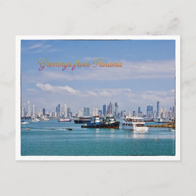 Carte postale de Panama City (Devant)