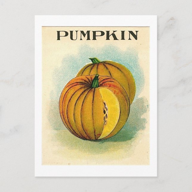 Carte postale de paquet de semences de pompage vin (Devant)