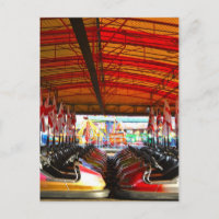 Carte postale de pare-chocs Dodgem Fairground
