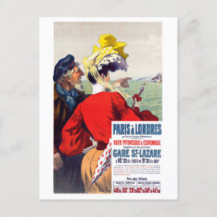 Carte Postale De Paris à Londres