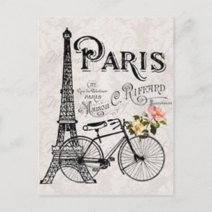 Carte Postale De Paris avec amour