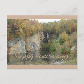 Carte postale de passage des couleurs d'automne