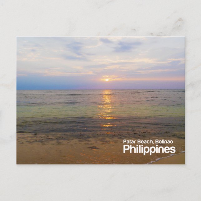 Carte postale de Patar Beach Pangasinan Philippine (Devant)