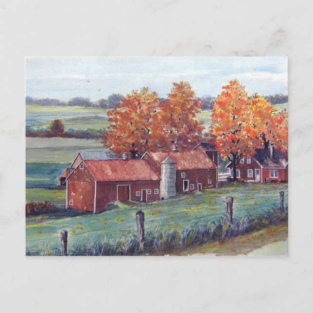 Carte postale de paysage du Wisconsin (Devant)