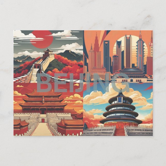 Carte postale de Pékin - Artsy (Devant)