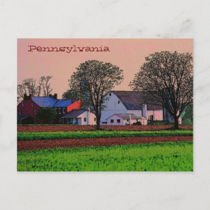 Carte postale de Pennsylvanie