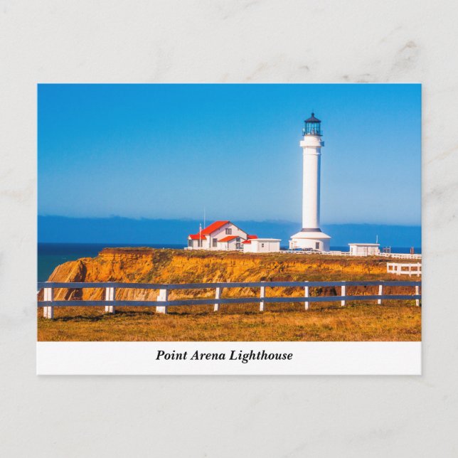 Carte postale de phare d'arène de point (Devant)