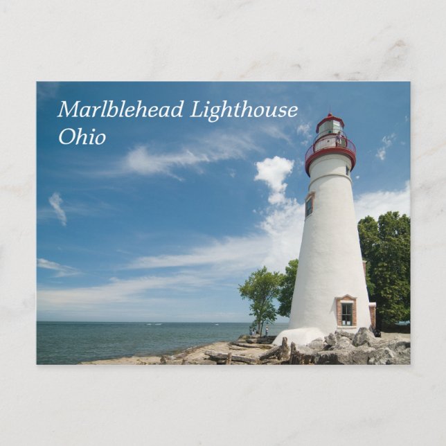 Carte postale de phare de Marblehead (Devant)