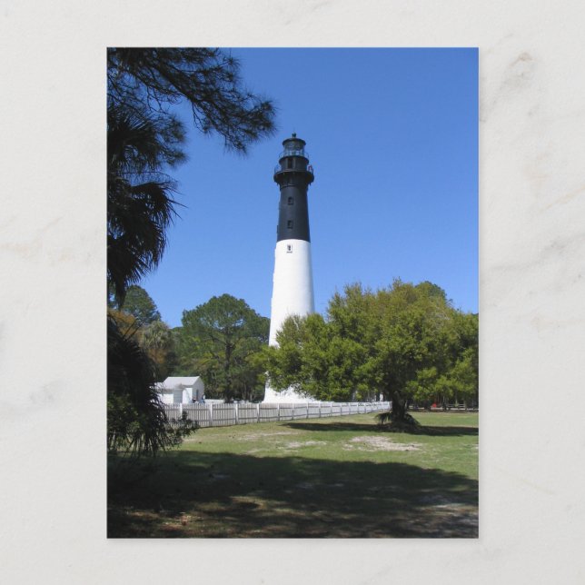 Carte postale de phare - île de chasse, Sc (Devant)
