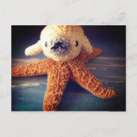 Carte postale de phoque bébé