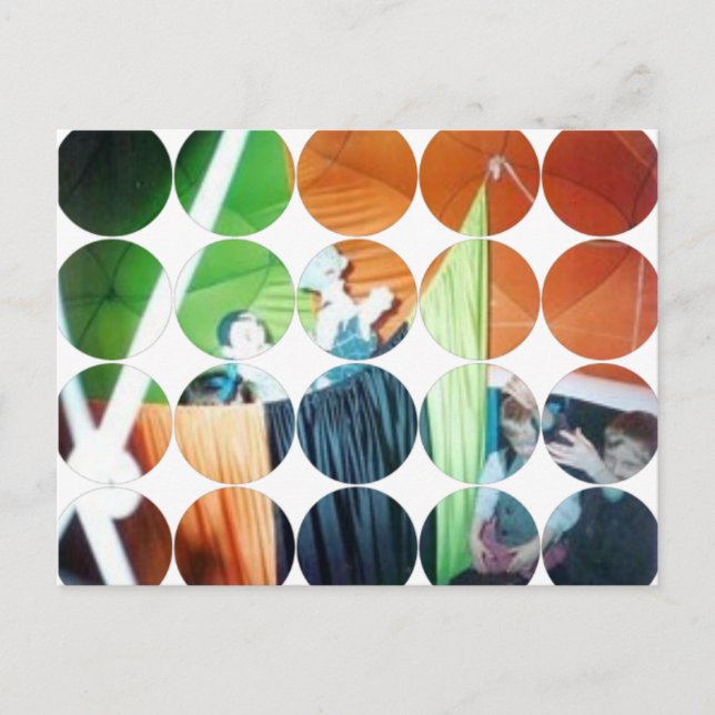 Carte postale de photo de cercle (Devant)