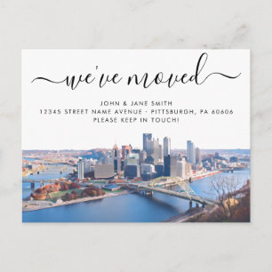 Carte postale de Pittsburgh Moving Faire-part