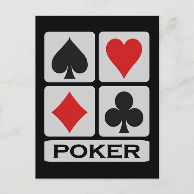 Carte postale de poker (Devant)