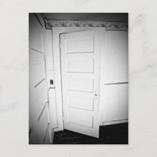 Carte postale de porte éffrayante