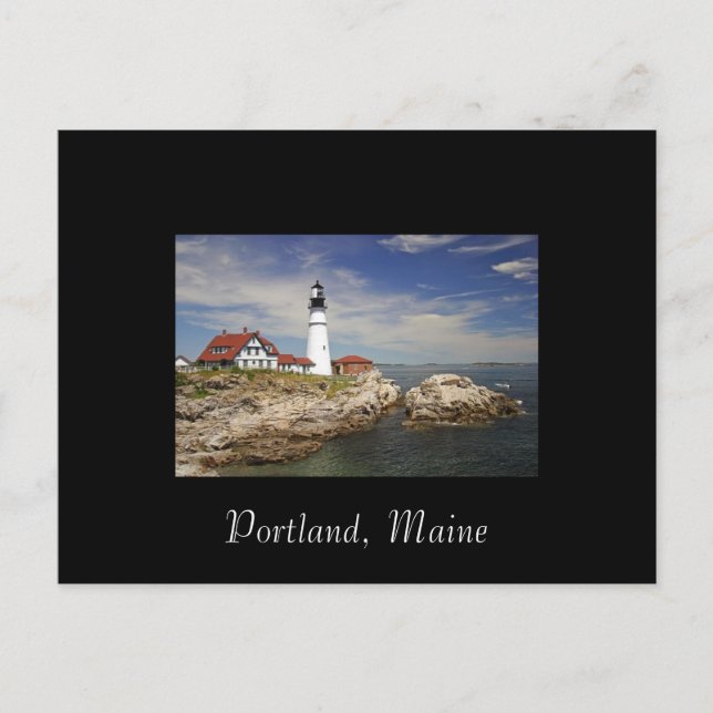 Carte postale de Portland, Maine (Devant)