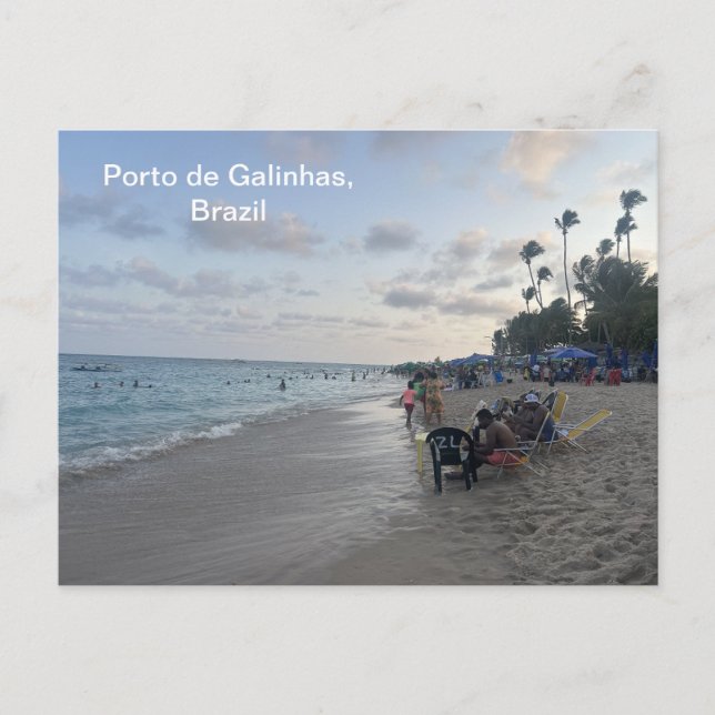 Carte postale de Porto de Galinhas, Brésil (Devant)