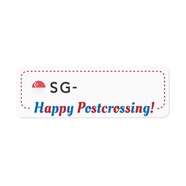Carte postale de poste SG Singapore (Devant)