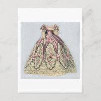 Carte postale de poupée en papier Jenny Lind vinta