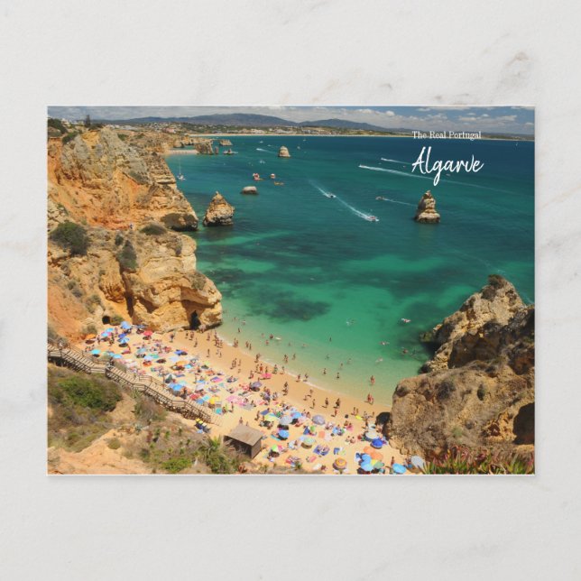 Carte postale de Praia do Camilo Lagos Algarve (Devant)