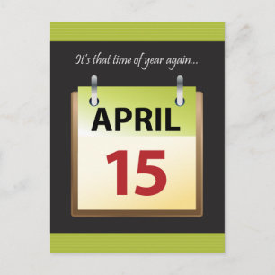 Carte postale de préparation de taxe de vente {Per