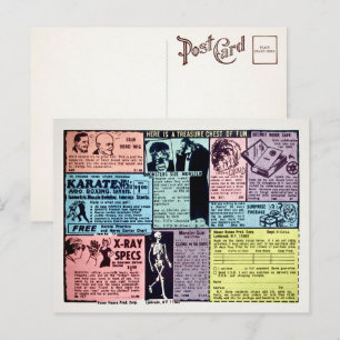 Carte postale de publicité de commande par courrie