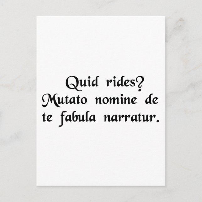 Carte Postale De quoi ris-tu ? Changez juste le nom.... (Devant)