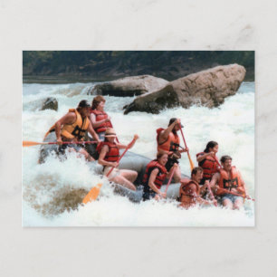 Carte postale de rafting sur la Youghiogheny