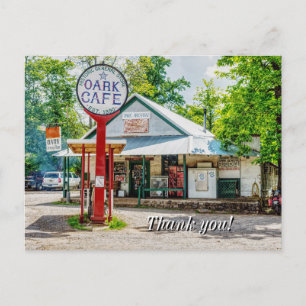 Carte postale de remerciement de la Historic Oark
