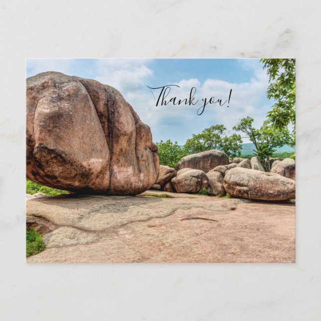 Carte postale de remerciement du parc d'État Eleph (Devant)