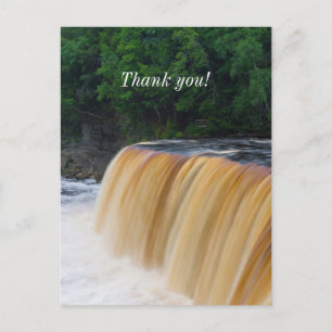 Carte postale de remerciement du Tahquamenon rugis