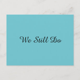 Carte postale de réponse