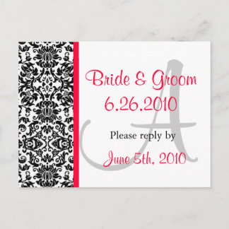 Carte postale de réponse Damas